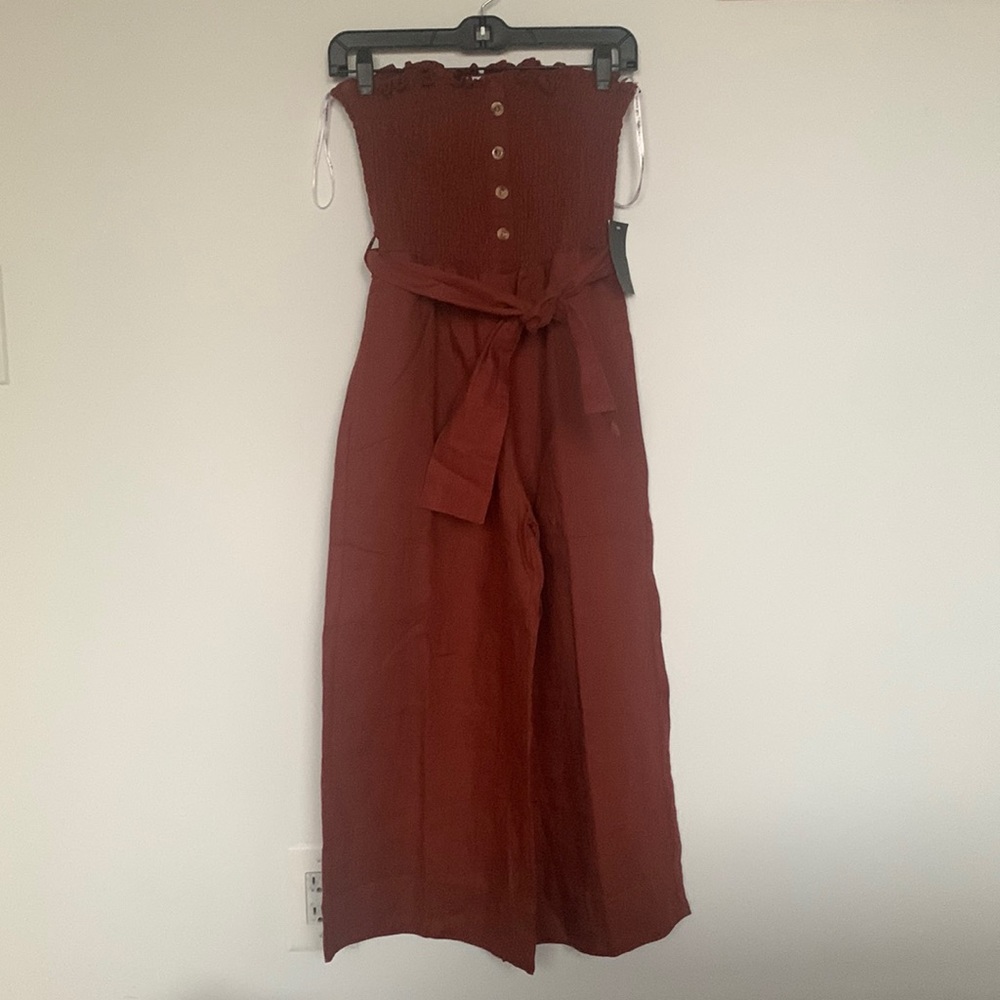 Burnt Orange Jumpsuit